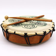 Load image into Gallery viewer, Shamanic Drum with Sticks Chakra  Decoration - 25cm Diameter
