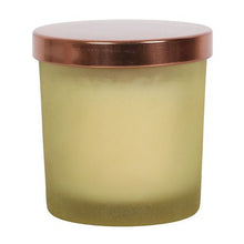 Load image into Gallery viewer, New Moon Wild Orange Manifestation Candle with Clear Quartz crystal
