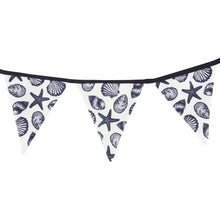 Load image into Gallery viewer, All Over Seashell Fabric Bunting
