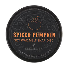 Load image into Gallery viewer, Spiced Pumpkin Soy Wax Snap Disc
