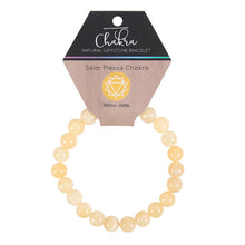Load image into Gallery viewer, Solar Plexus Chakra Yellow Jade Gemstone Bracelet
