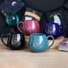 Load image into Gallery viewer, Blue Fortune Teller Colour Changing Mug
