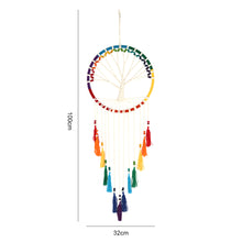 Load image into Gallery viewer, Dream Catcher With Rainbow Coloured Beads | Tree of Life
