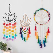 Load image into Gallery viewer, Dream Catcher With Rainbow Coloured Beads | Tree of Life
