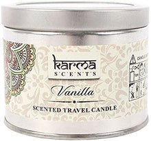 Load image into Gallery viewer, white karma scents vanilla scented candle

